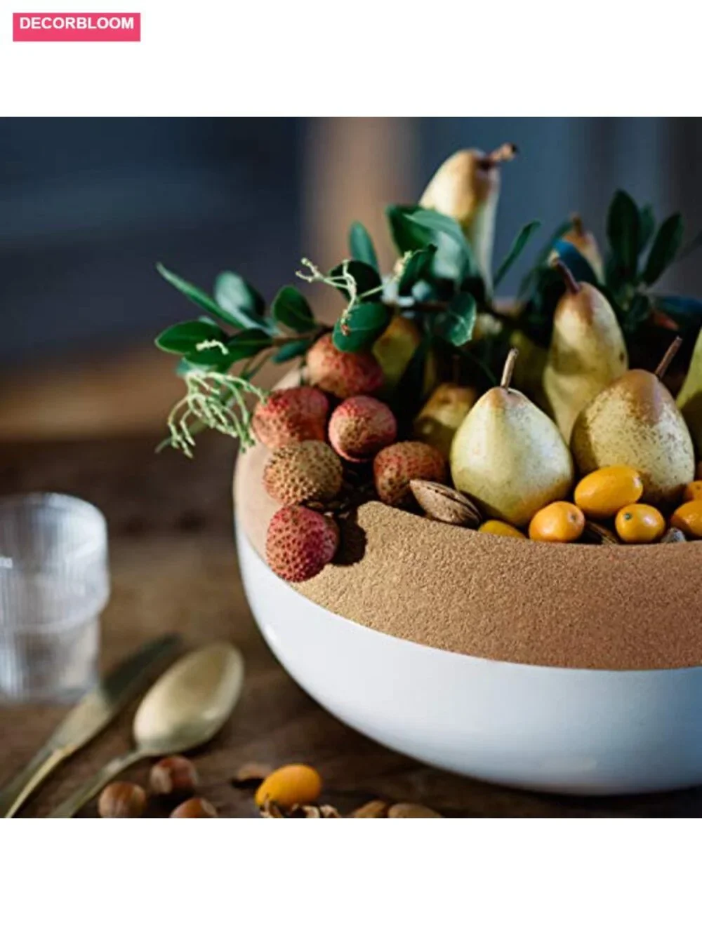 Ceramic Fruit & Vegetable Storage Bowl, 14.1 inch, Made in France